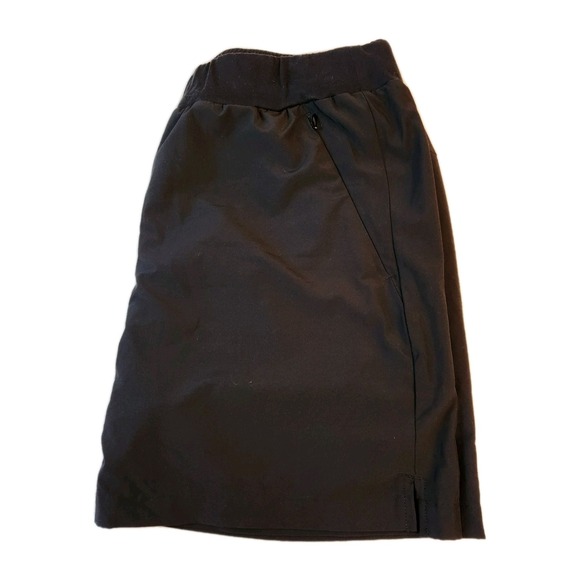 Quince Womens Skort Size Large Black Performance Tech Athletic Skirt Zip Pockets - Picture 12 of 16